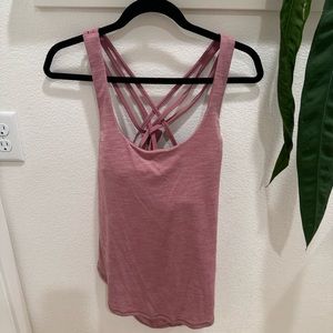 Lululemon free to be wild tank size 10 sandstone